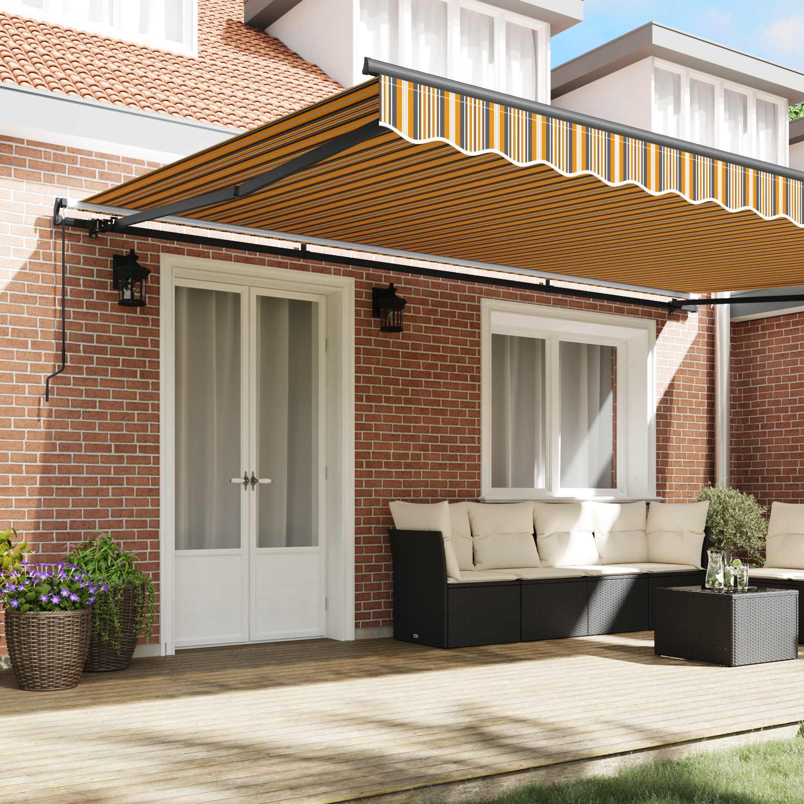 Tenda retrattile Multicolore 500 × 350 cm