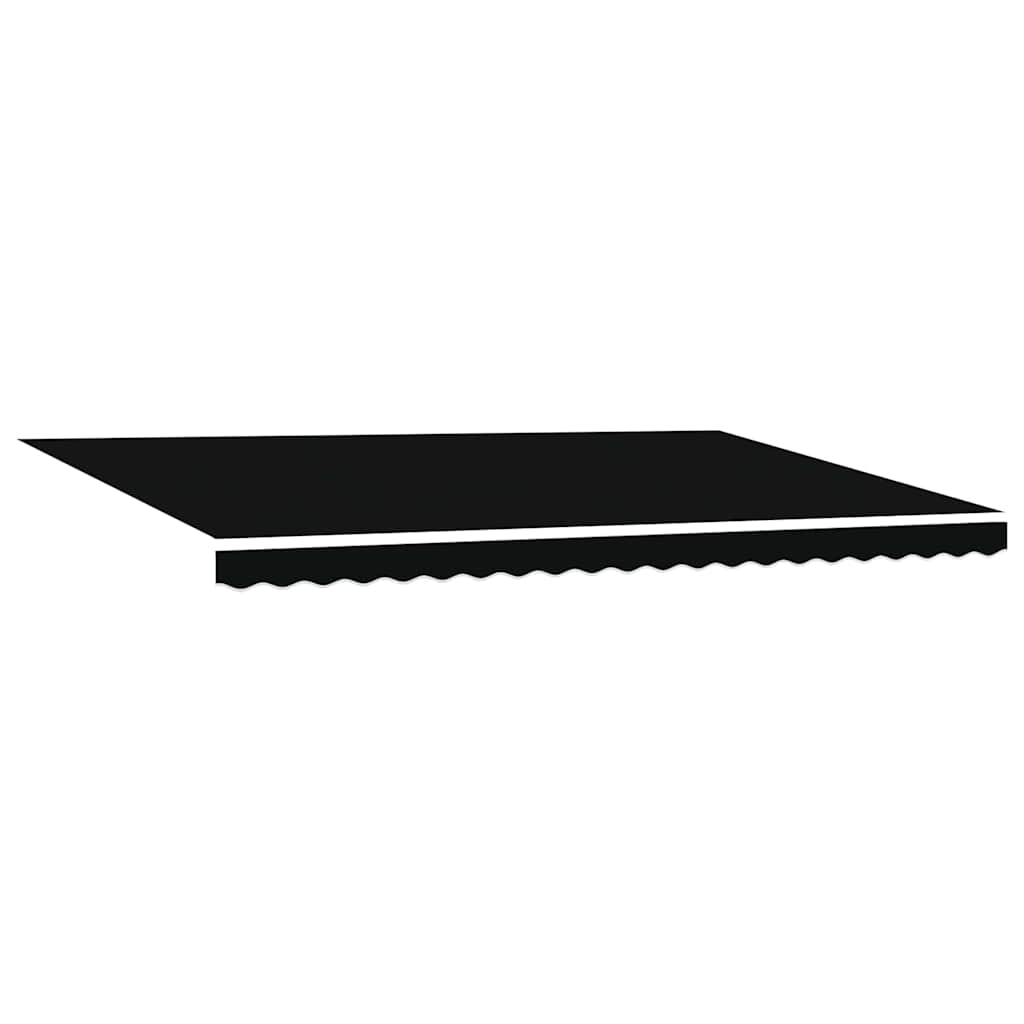 Tenda retrattile Nero 500 × 350 cm Poliestere