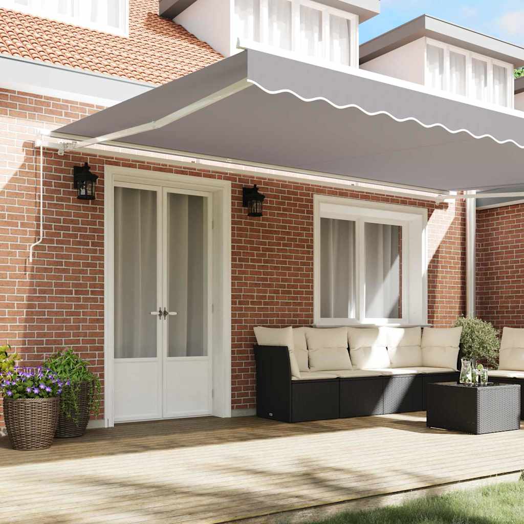 Tenda retrattile Grigio Chiaro 500 × 350 cm