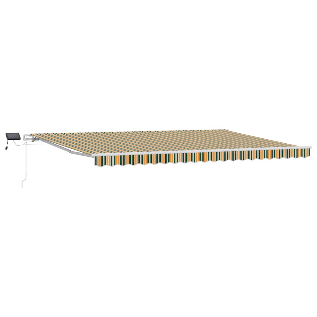 Tenda retrattile Verde e giallo 500 × 350 cm