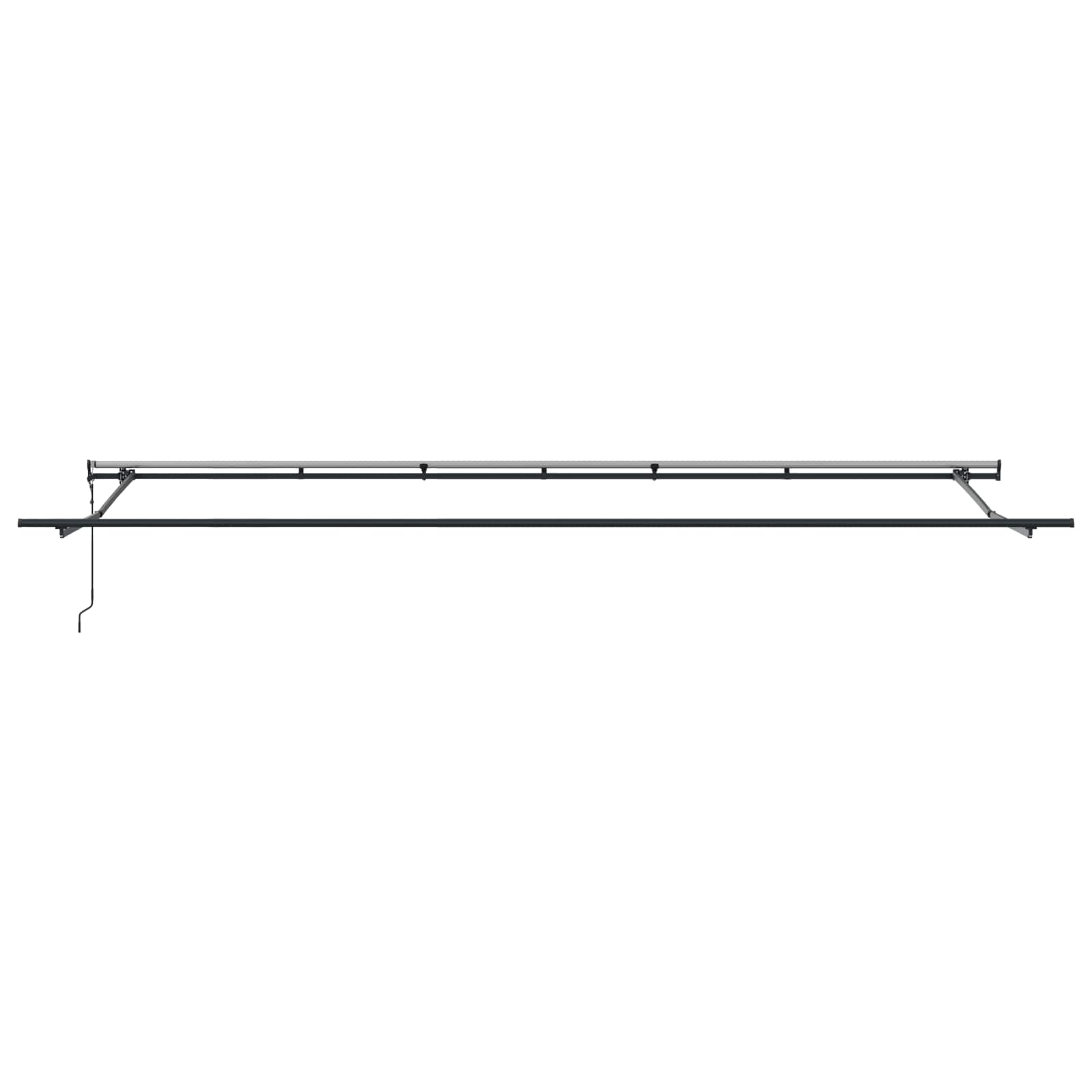 Tenda retrattile arancione e marrone 600 × 300 cm
