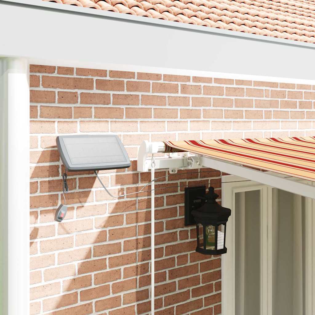 Tenda retrattile Giallo e Arancione 600 × 300 cm