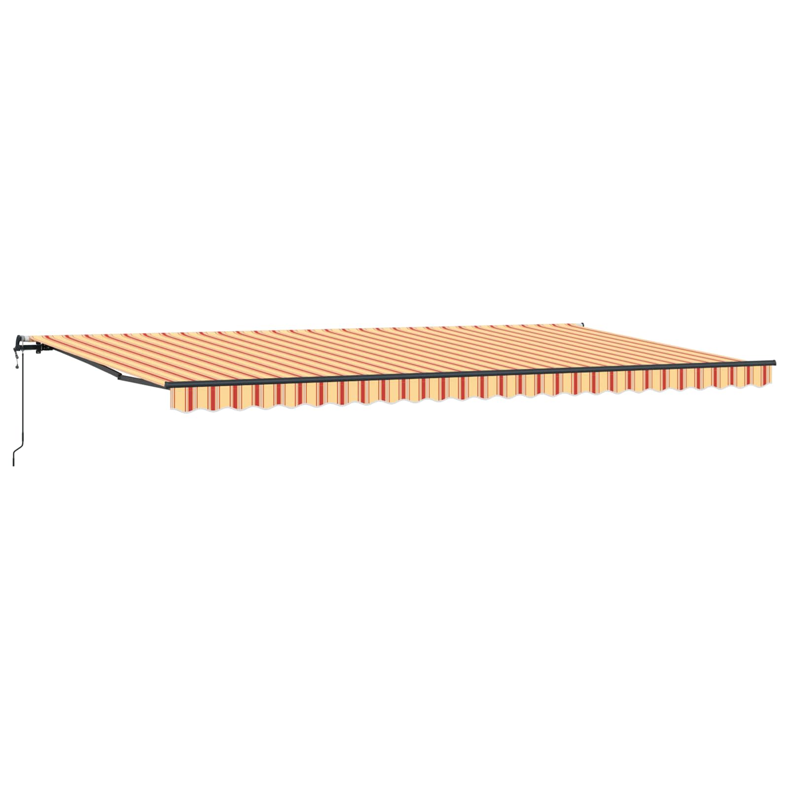 Tenda retrattile Giallo e Arancione 600 × 300 cm