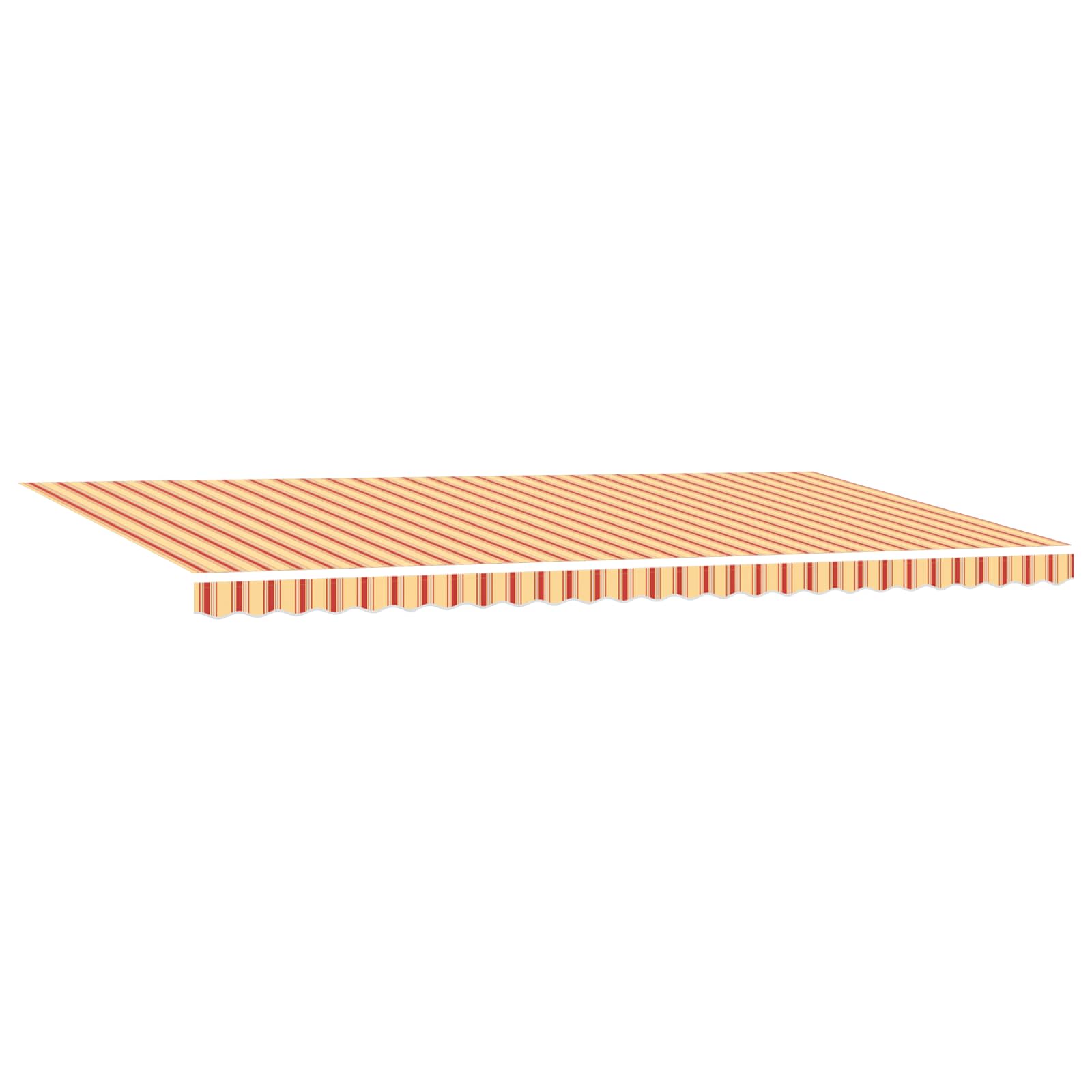Tenda retrattile Giallo e Arancione 600 × 300 cm
