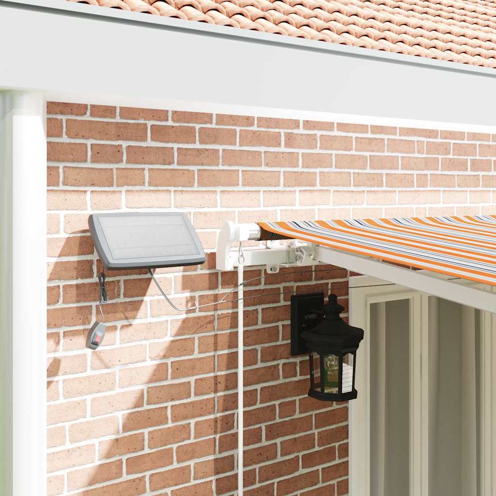 Tenda retrattile Multicolore 600 × 300 cm Tessuto e Alluminio