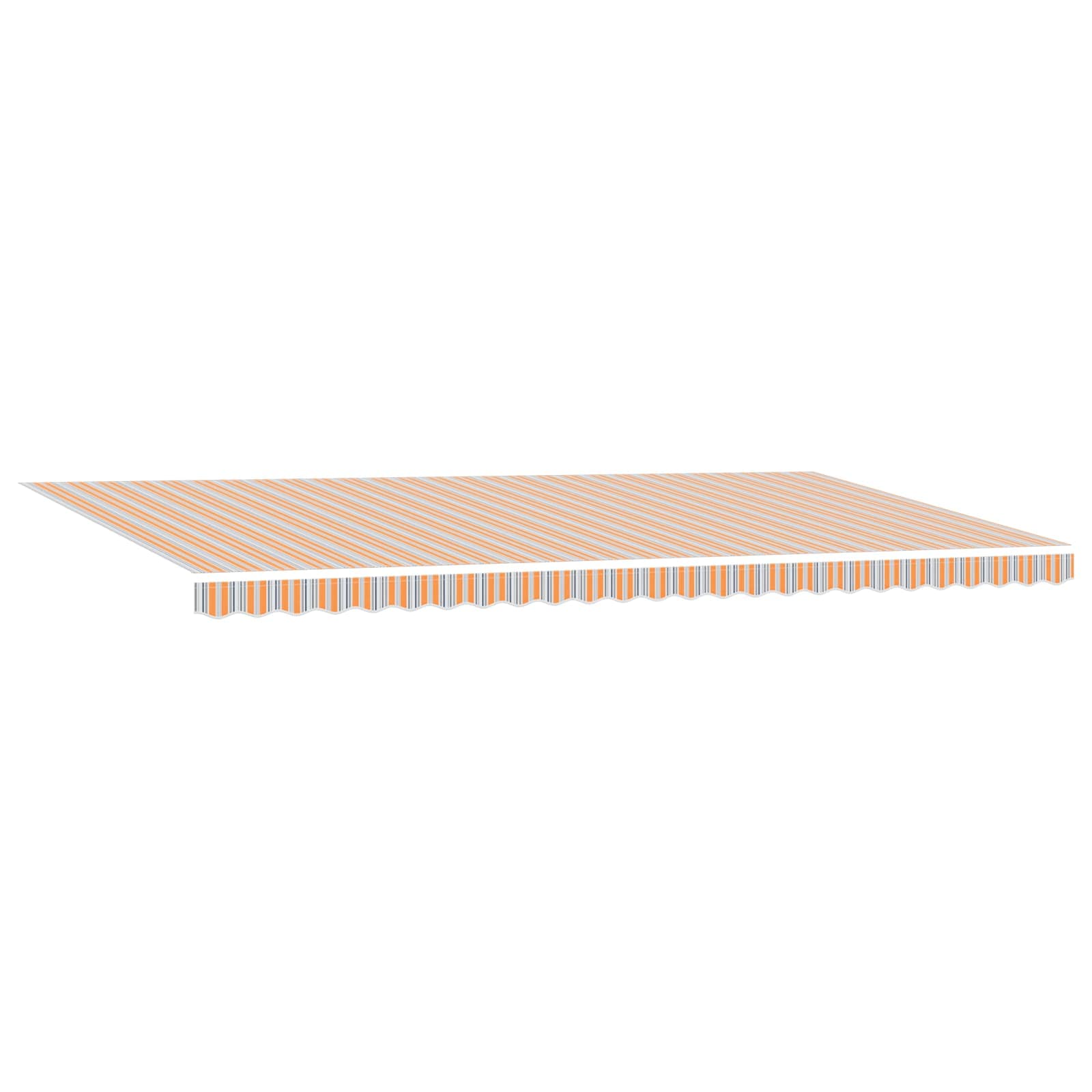 Tenda retrattile Multicolore 600 × 300 cm Tessuto e Alluminio