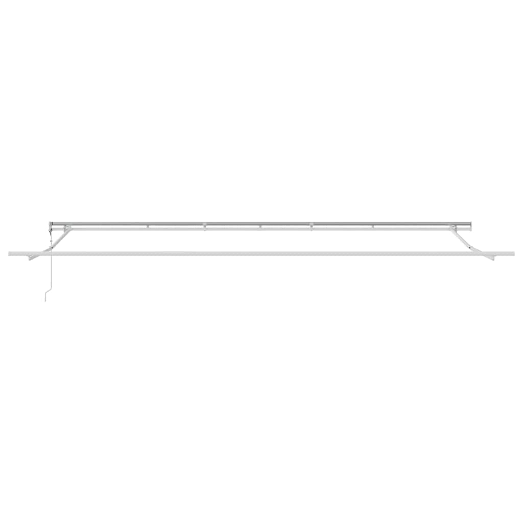 Tenda retrattile Multicolore 600 × 300 cm Tessuto e Alluminio
