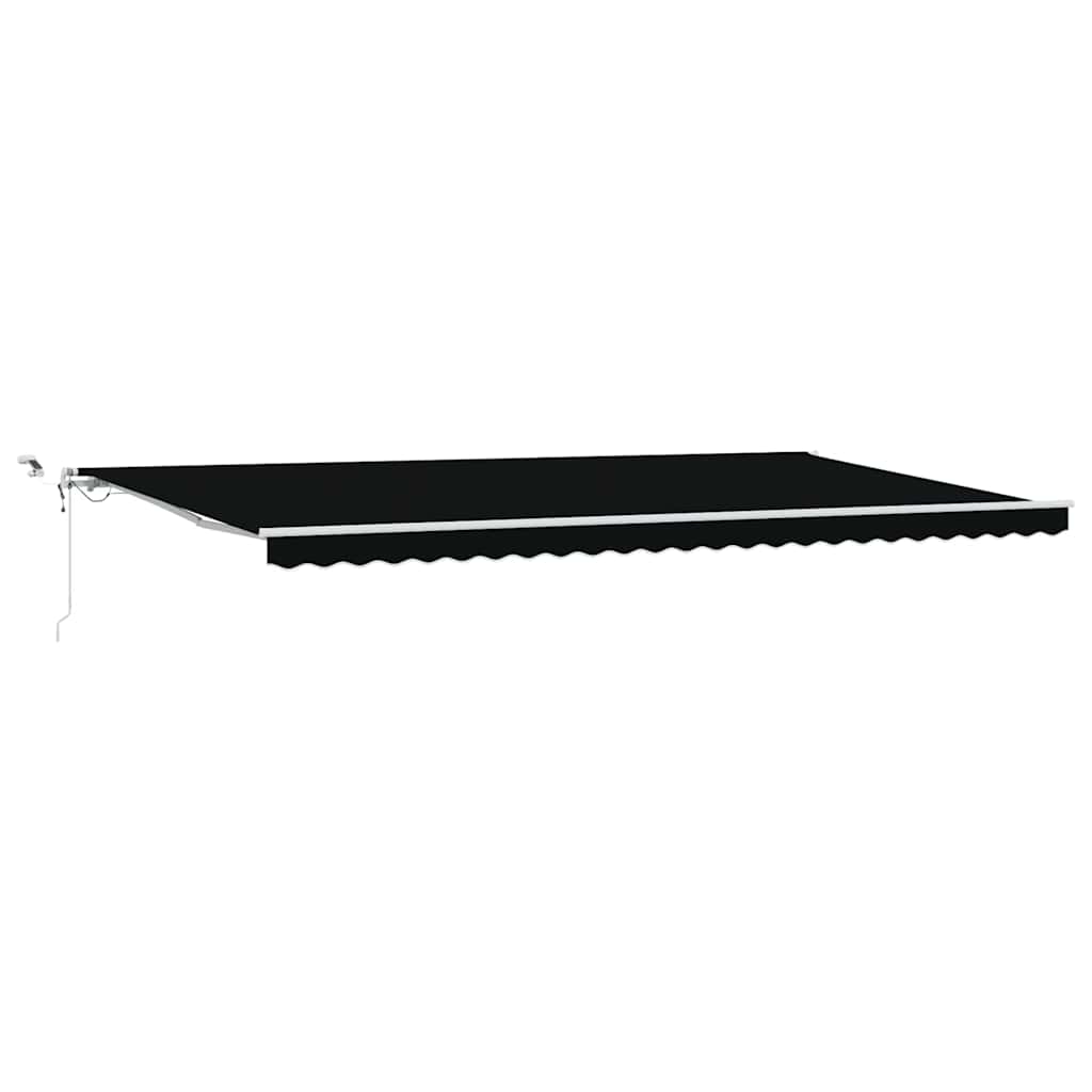 Tenda retrattile Nero 600 × 300 cm Poliestere