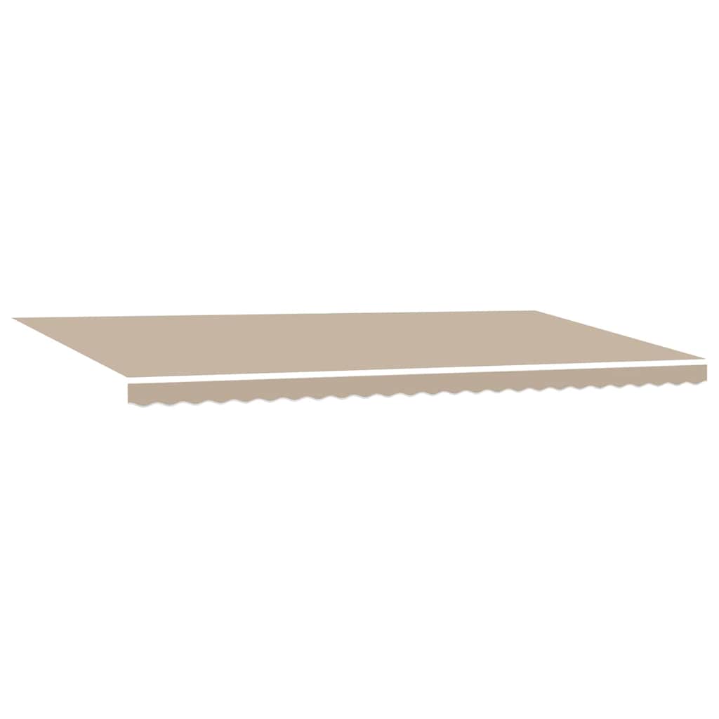 Tenda retrattile Beige 600 × 300 cm Poliestere e Alluminio