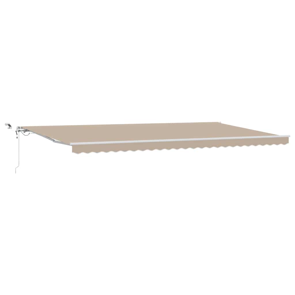 Tenda retrattile Beige 600 × 300 cm Poliestere