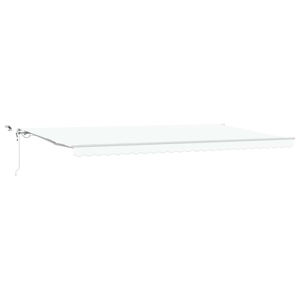 Tenda retrattile Bianco 600 × 300 cm Poliestere