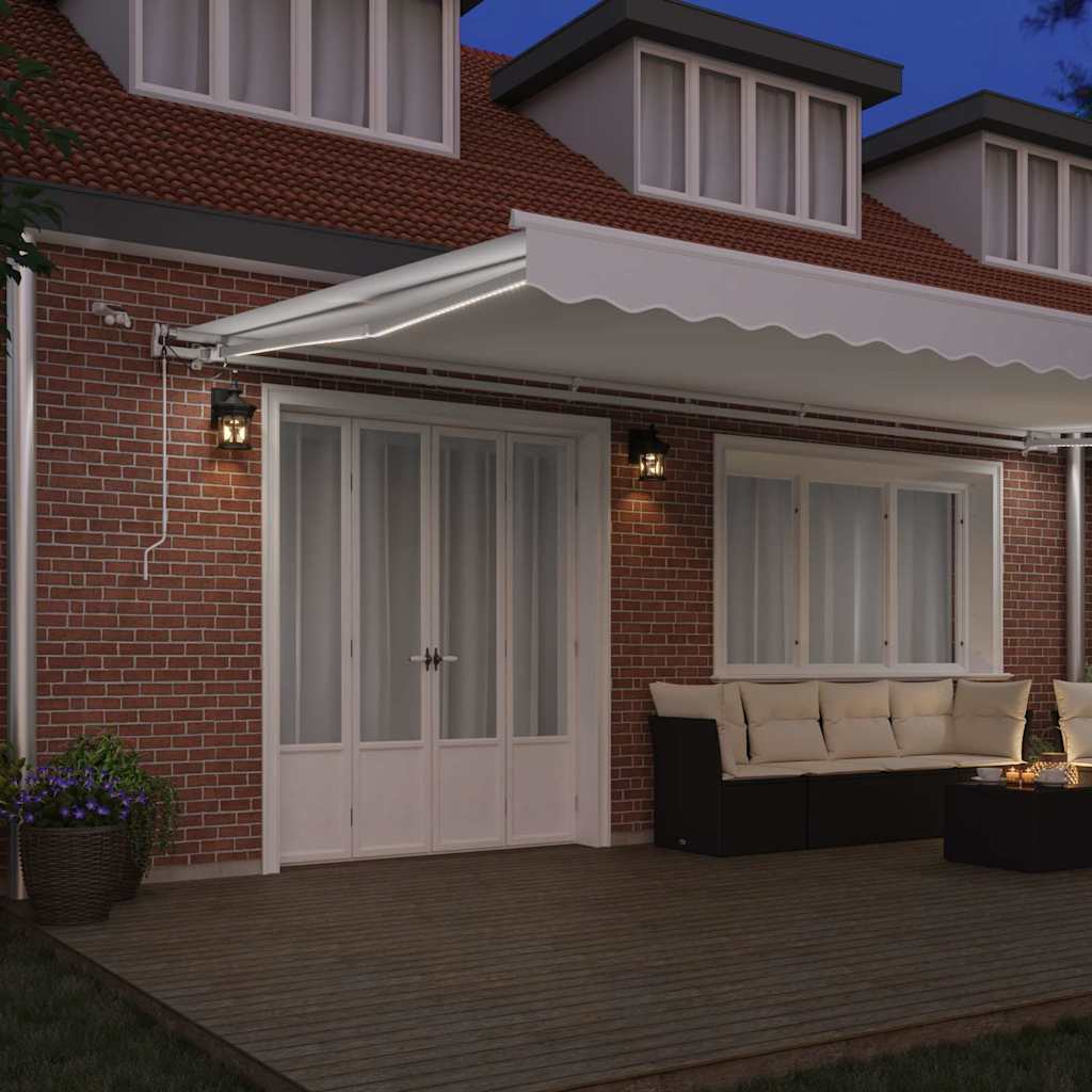 Tenda retrattile Bianco 600 × 300 cm Poliestere