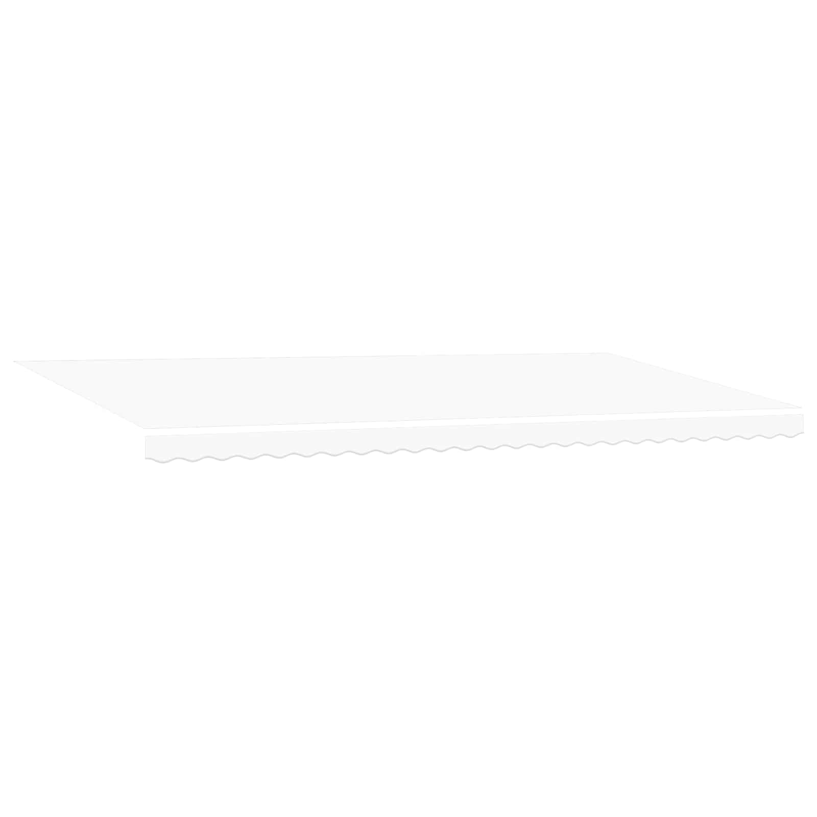 Tenda retrattile Bianco 600 × 300 cm Poliestere