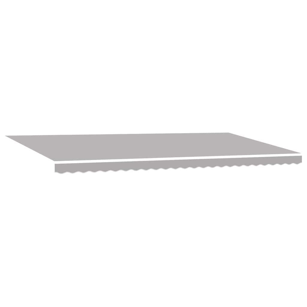 Tenda retrattile Grigio Chiaro 600 × 300 cm Tessuto e Alluminio