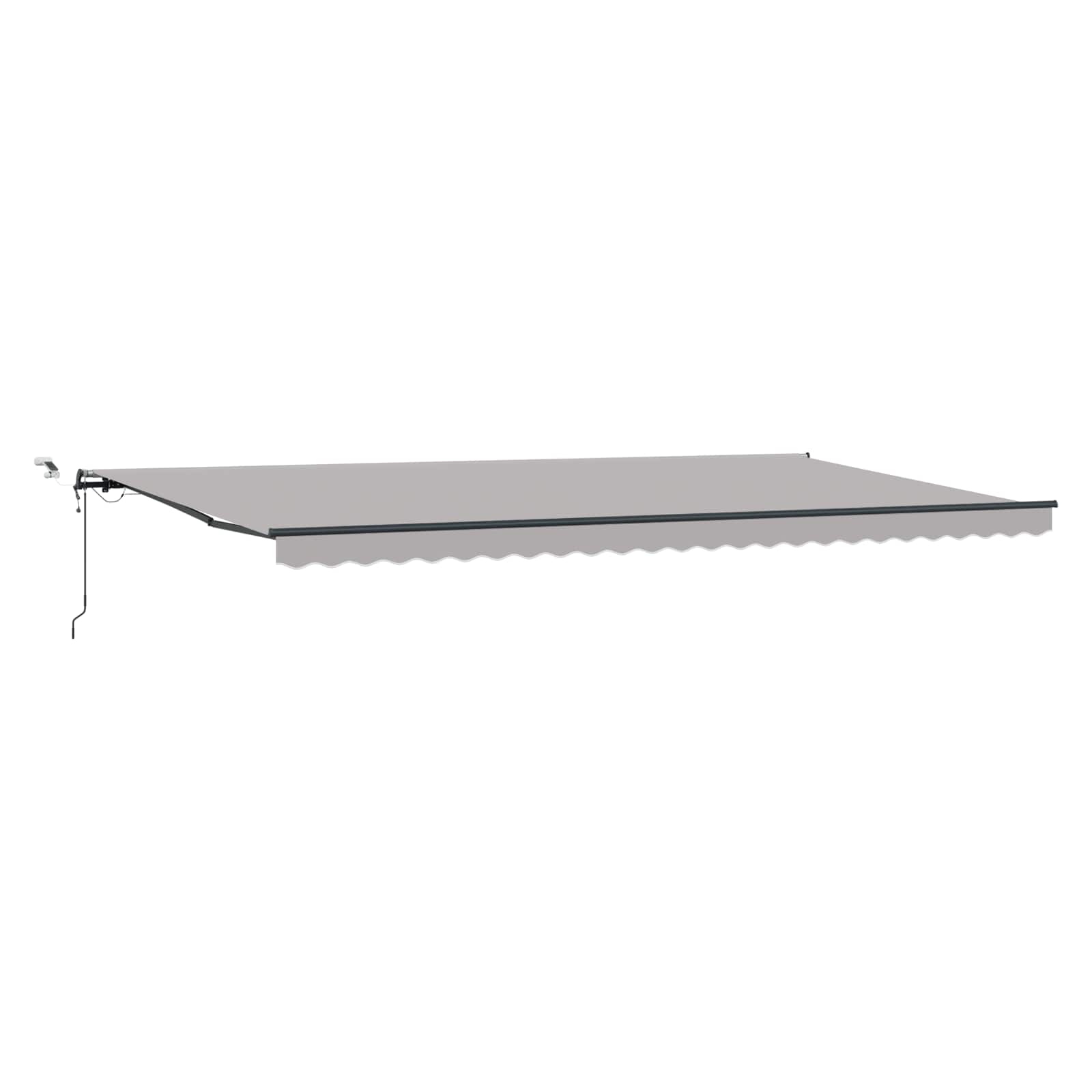Tenda retrattile Grigio Chiaro 600 × 300 cm Poliestere