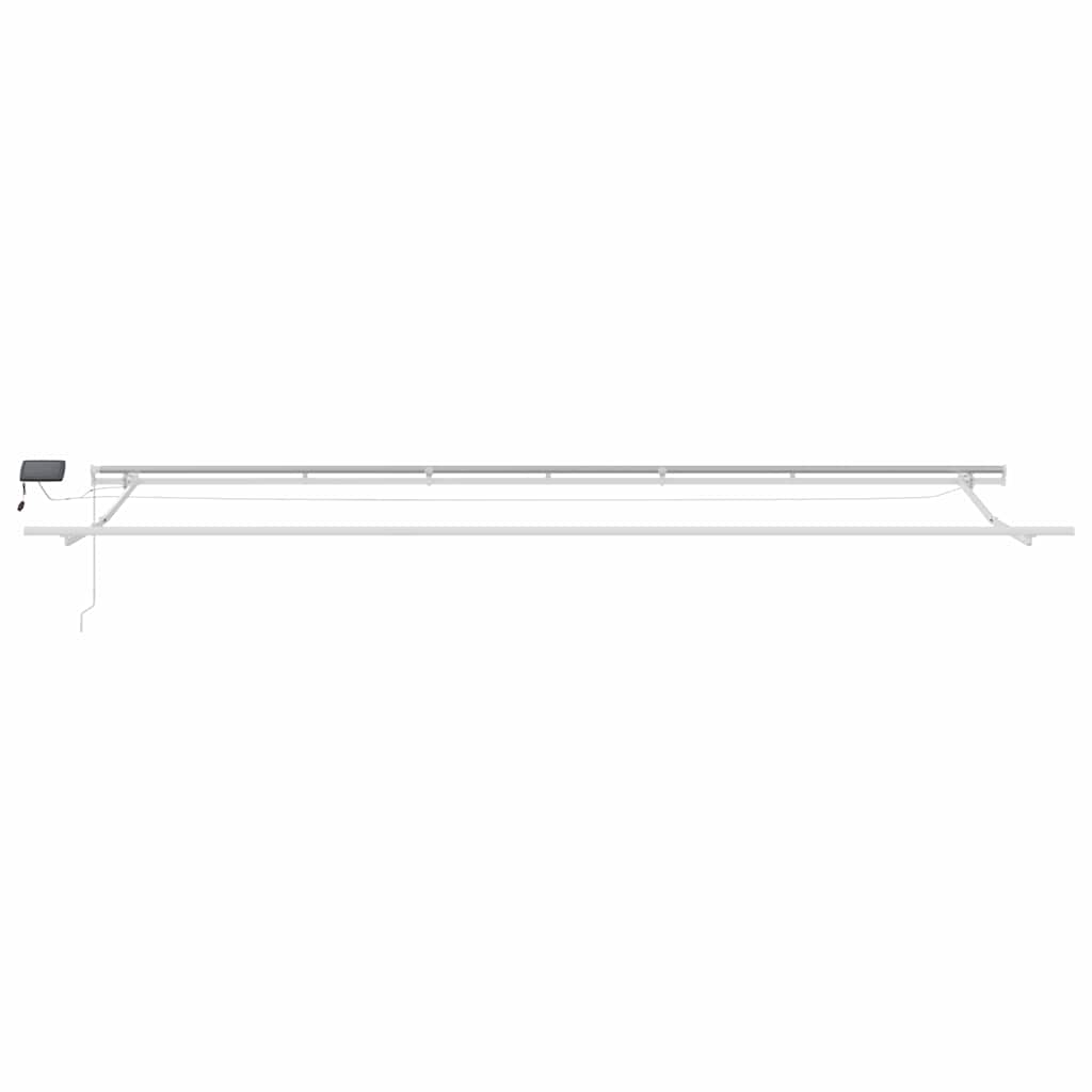 Tenda retrattile Verde e Bianco 600 × 300 cm
