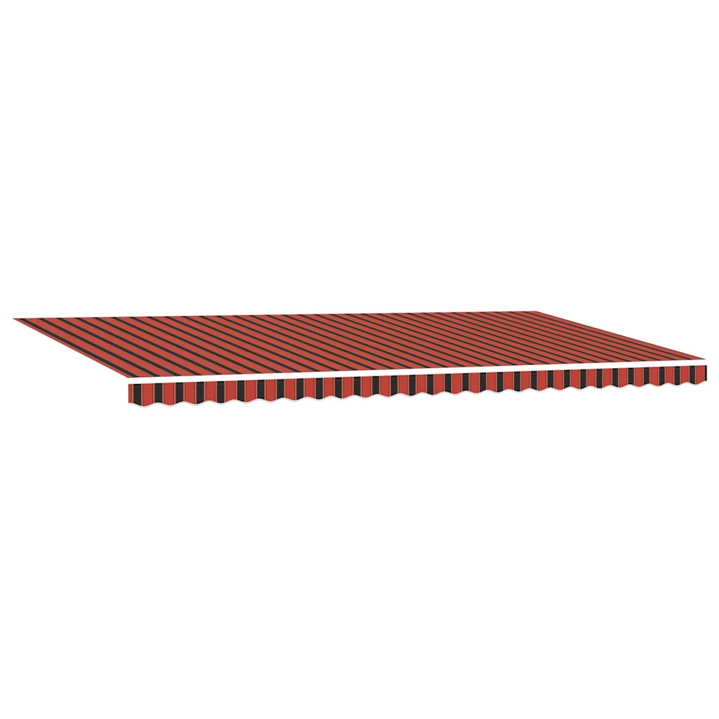 Tenda retrattile arancione e marrone 600 × 350 cm
