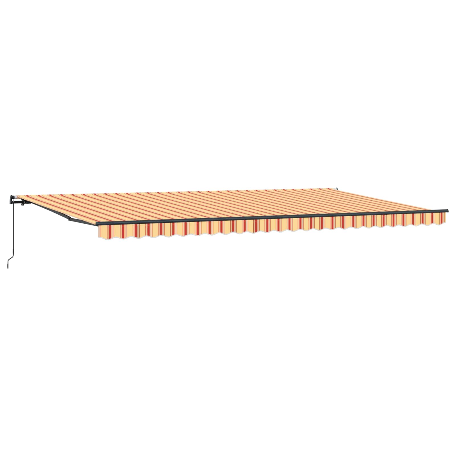 Tenda retrattile Giallo e Arancione 600 × 350 cm