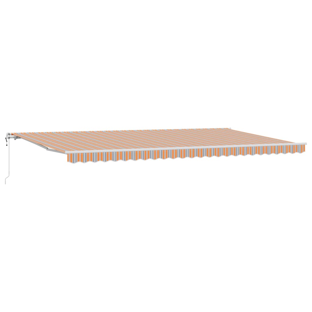 Tenda retrattile Multicolore 600 × 350 cm Tessuto e Alluminio
