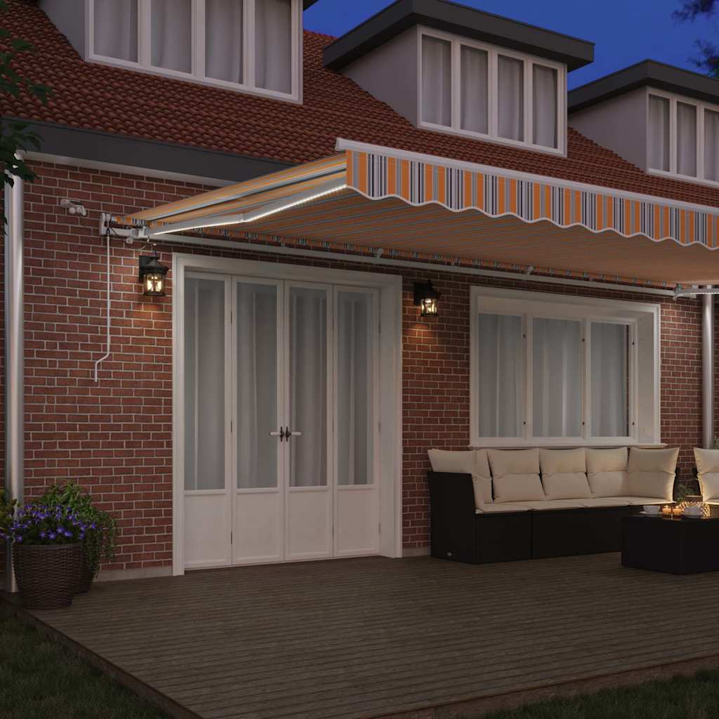 Tenda retrattile Multicolore 600 × 350 cm Poliestere