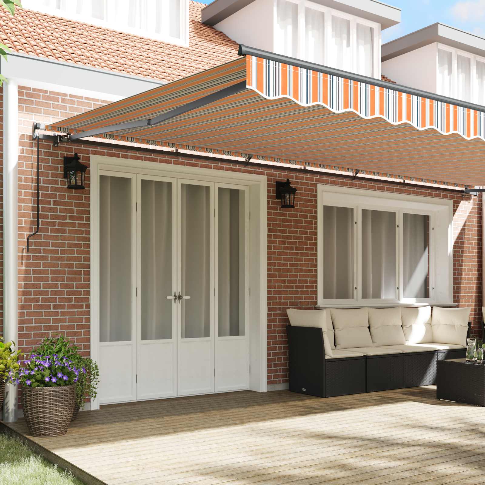 Tenda retrattile Multicolore 600 × 350 cm
