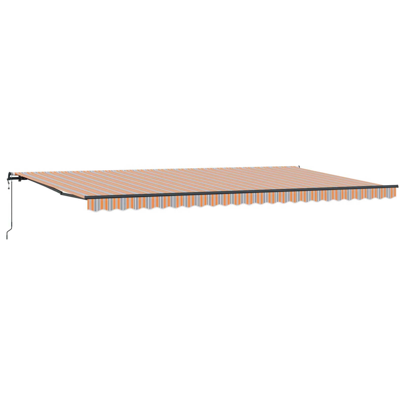 Tenda retrattile Multicolore 600 × 350 cm Tessuto e Alluminio
