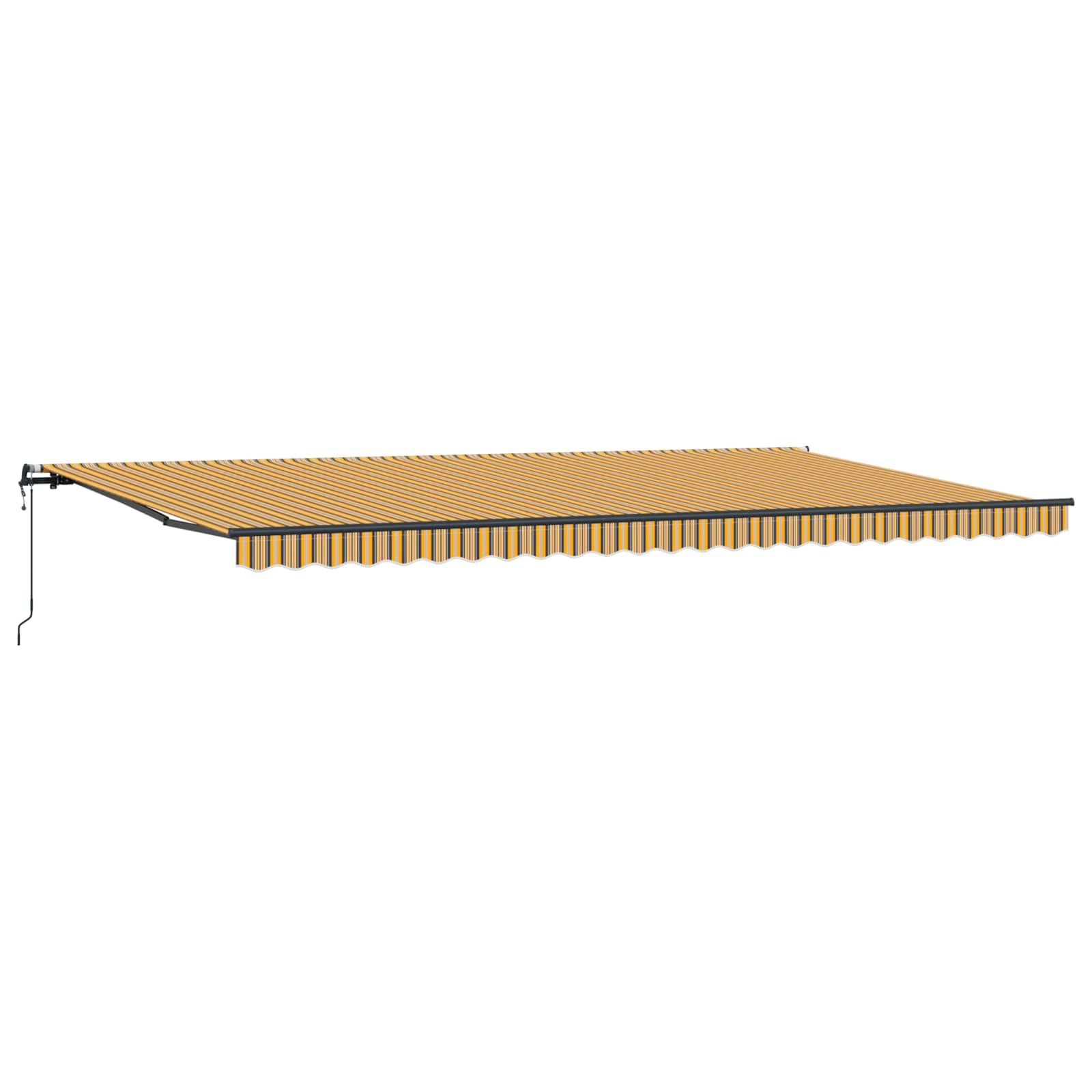 Tenda retrattile Multicolore 600 × 350 cm Tessuto e Alluminio