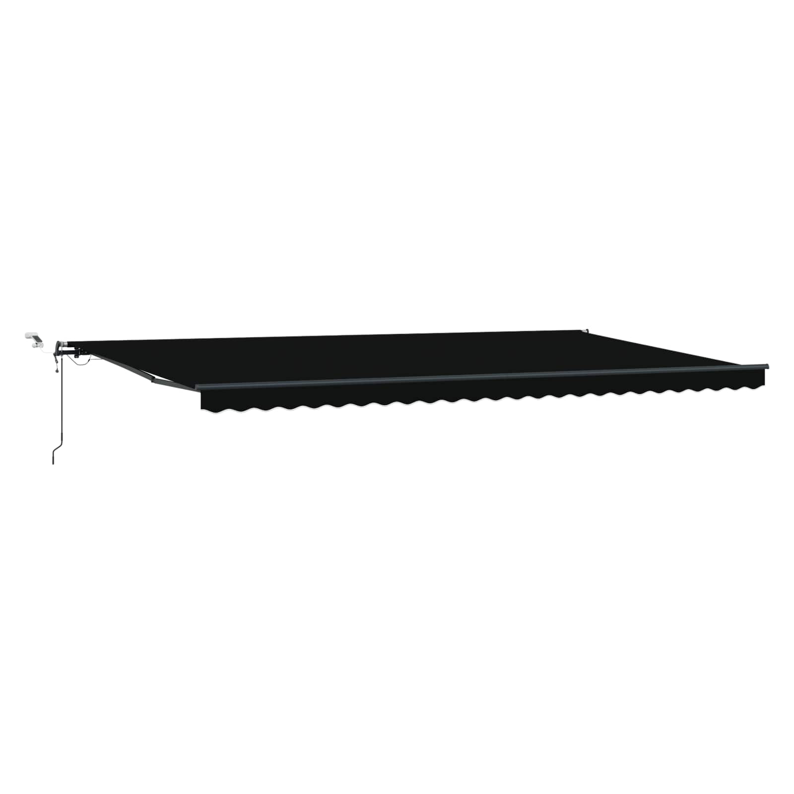 Tenda retrattile Nero 600 × 350 cm Poliestere