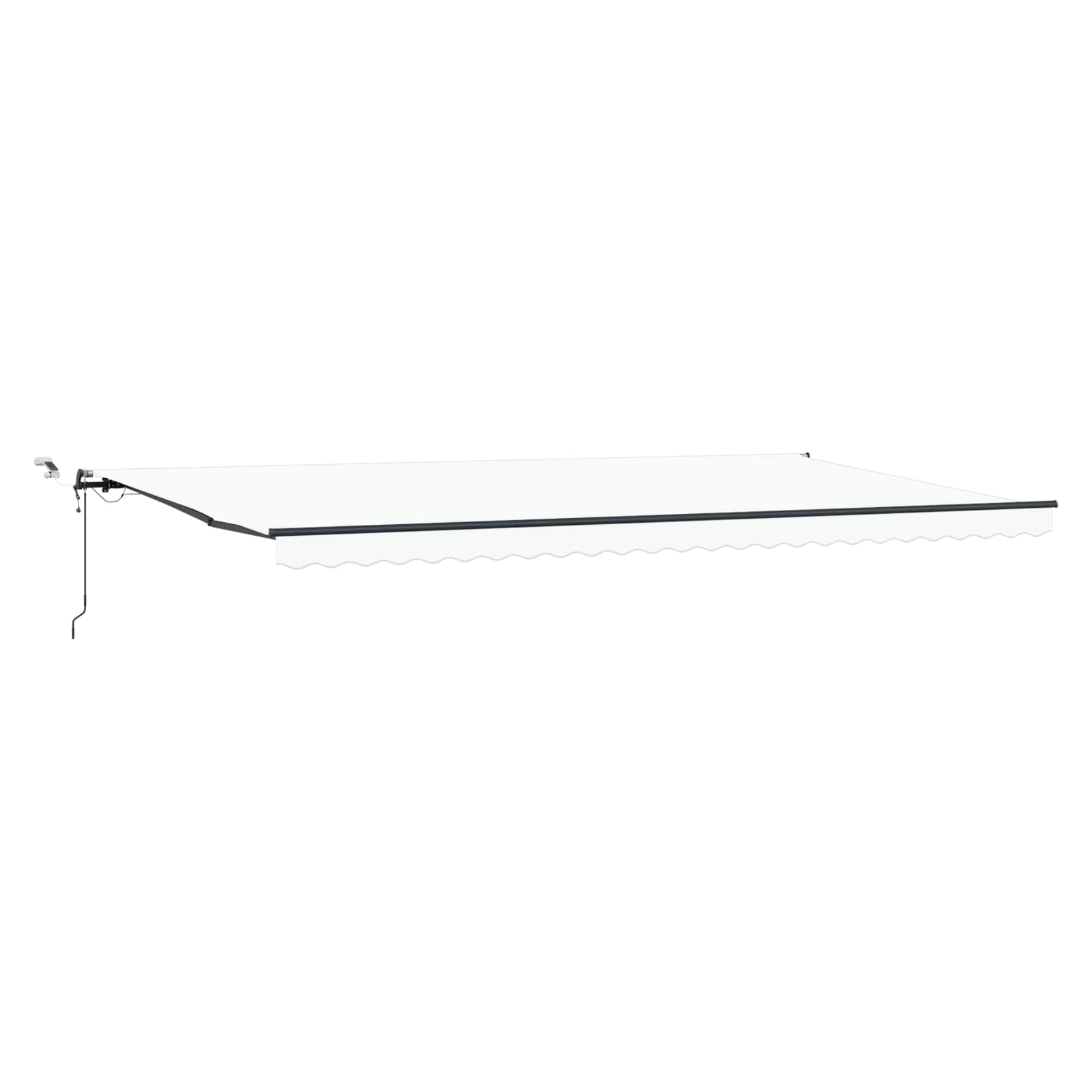 Tenda retrattile Bianco 600 × 350 cm Poliestere