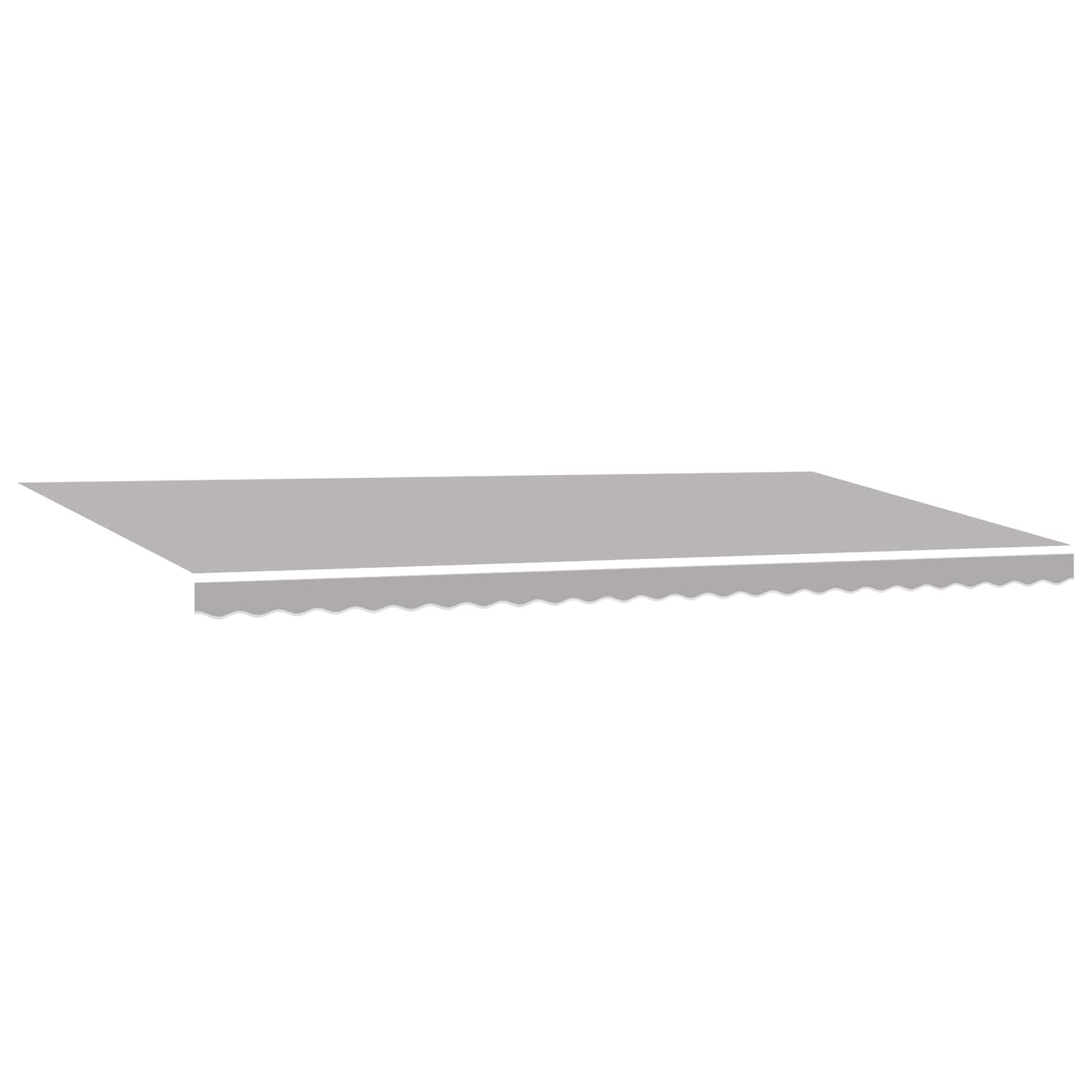 Tenda retrattile Grigio Chiaro 600 × 350 cm Poliestere