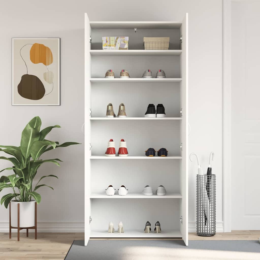 Mobile per scarpe 80 x 35.5 x 180 cm Legno ingegnerizzato
