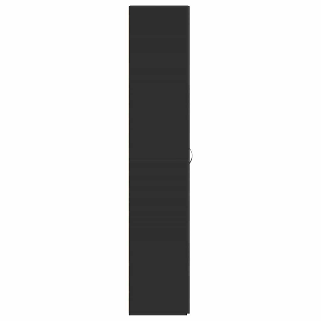 Mobile per scarpe 80 x 35.5 x 180 cm Legno ingegnerizzato Nero
