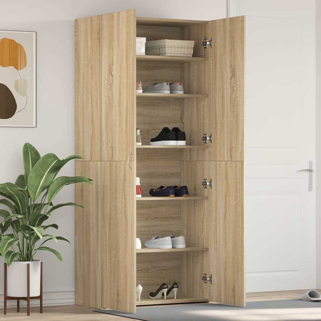 Mobile per scarpe 80 x 35.5 x 180 cm Legno ingegnerizzato