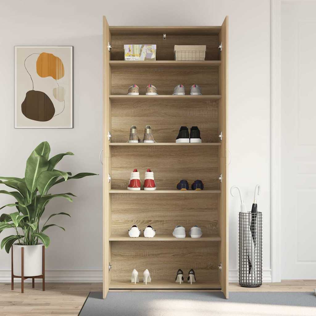 Mobile per scarpe 80 x 35.5 x 180 cm Legno ingegnerizzato