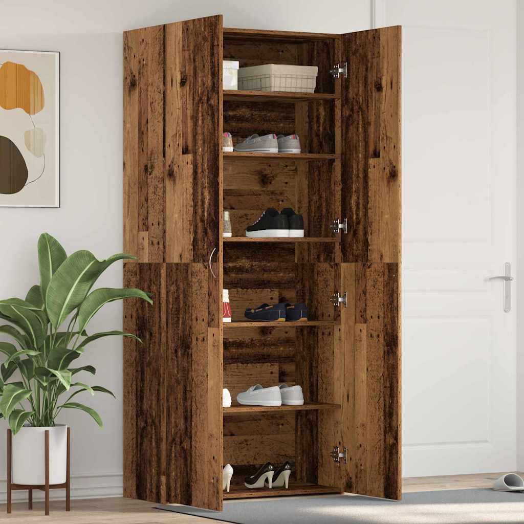 Mobile per scarpe 80 x 35.5 x 180 cm Legno ingegnerizzato