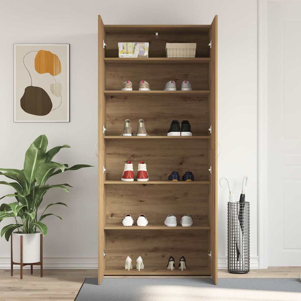 Mobile per scarpe 80 x 35.5 x 180 cm Legno ingegnerizzato