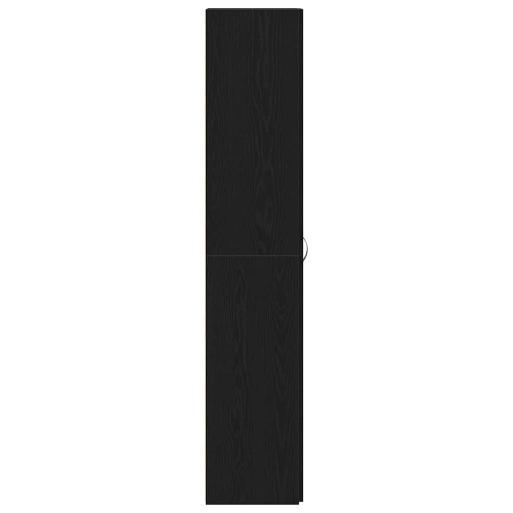 Mobile per scarpe 80 x 35.5 x 180 cm Legno ingegnerizzato Nero