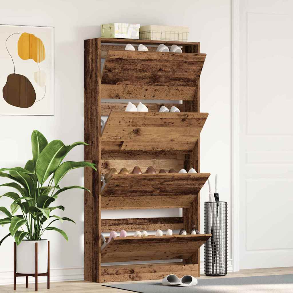 Mobile per scarpe 80 x 21 x 163,5 cm Legno ingegnerizzato