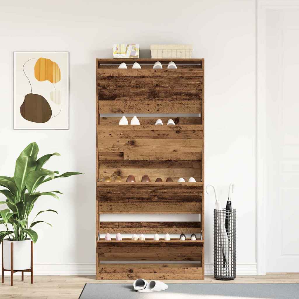 Mobile per scarpe 80 x 21 x 163,5 cm Legno ingegnerizzato