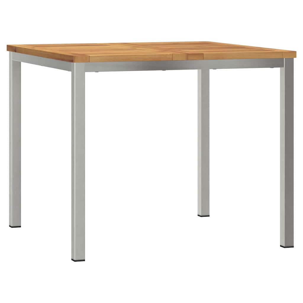 Set da pranzo per esterni 5 pz 90 x 90 x 75 cm