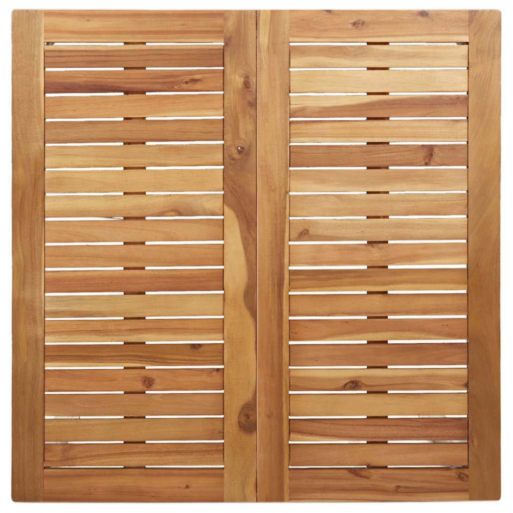 Set da pranzo per esterni 5 pz 90 x 90 x 75 cm
