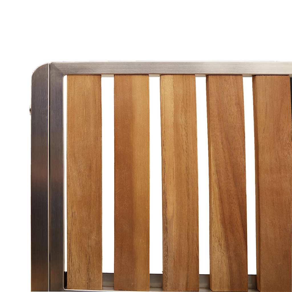 Set da pranzo per esterni 5 pz 150 x 90 x 75 cm
