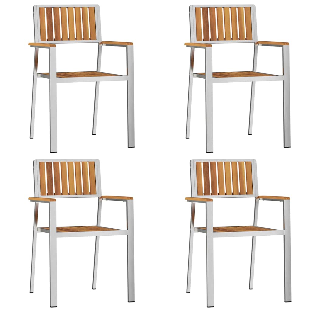 Set da pranzo per esterni 5 pz 150 x 90 x 75 cm