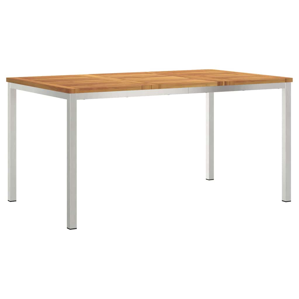 Set da pranzo per esterni 7 pz 150 x 90 x 75 cm