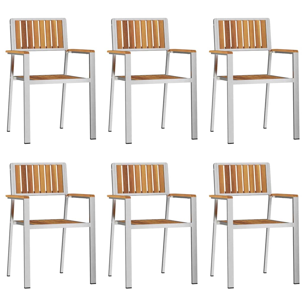 Set da pranzo per esterni 7 pz 180 x 90 x 75 cm