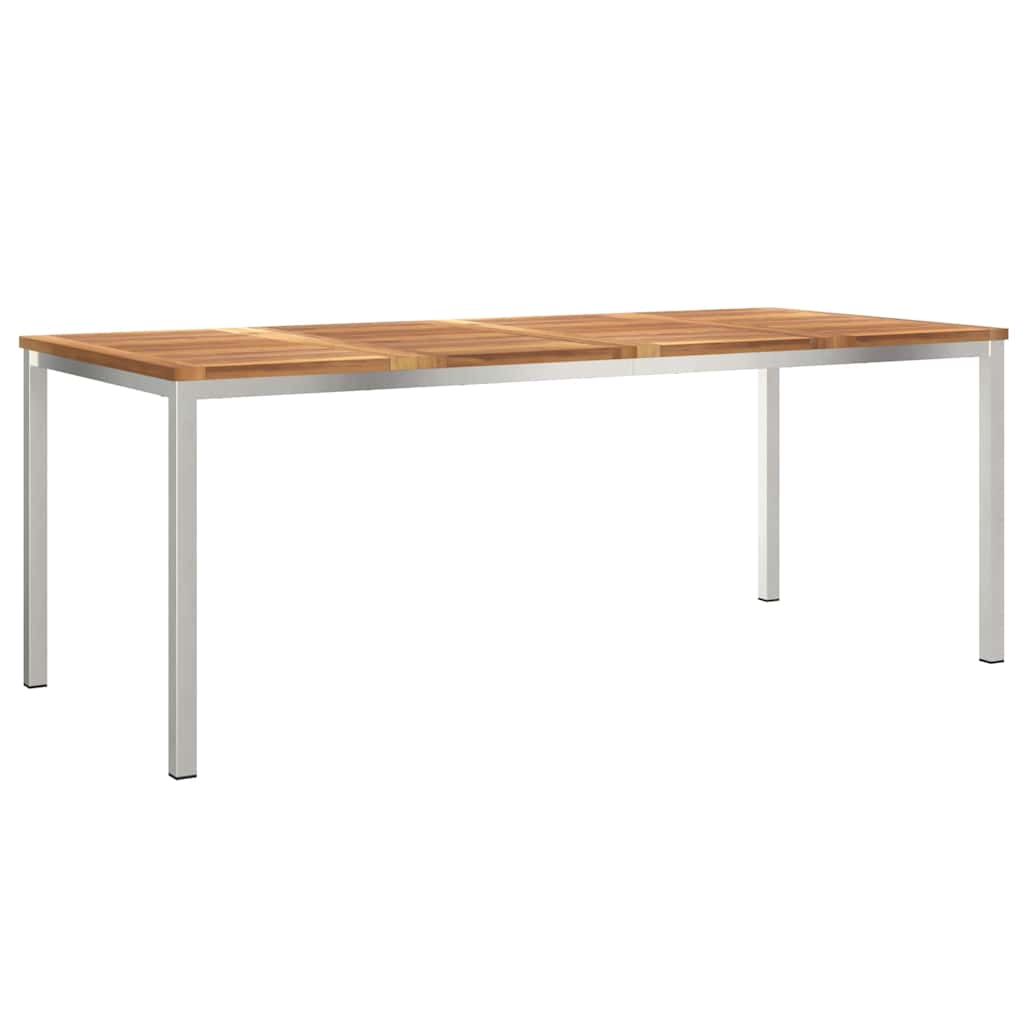 Set da pranzo per esterni 7 pz 200 x 90 x 75 cm