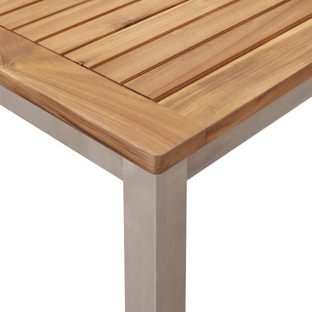 Set da pranzo per esterni 7 pz 200 x 90 x 75 cm