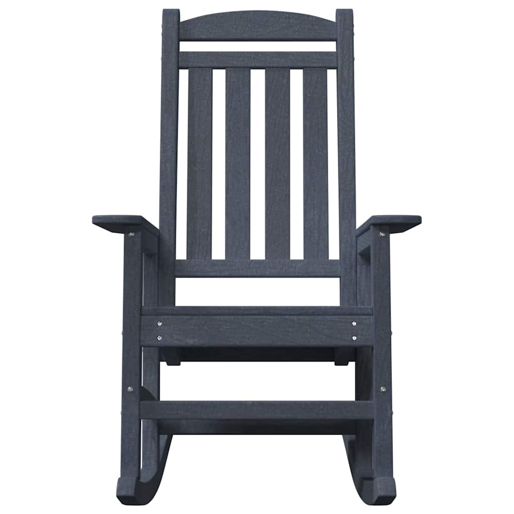 Sedia a dondolo 2 pz Navy Polietilene