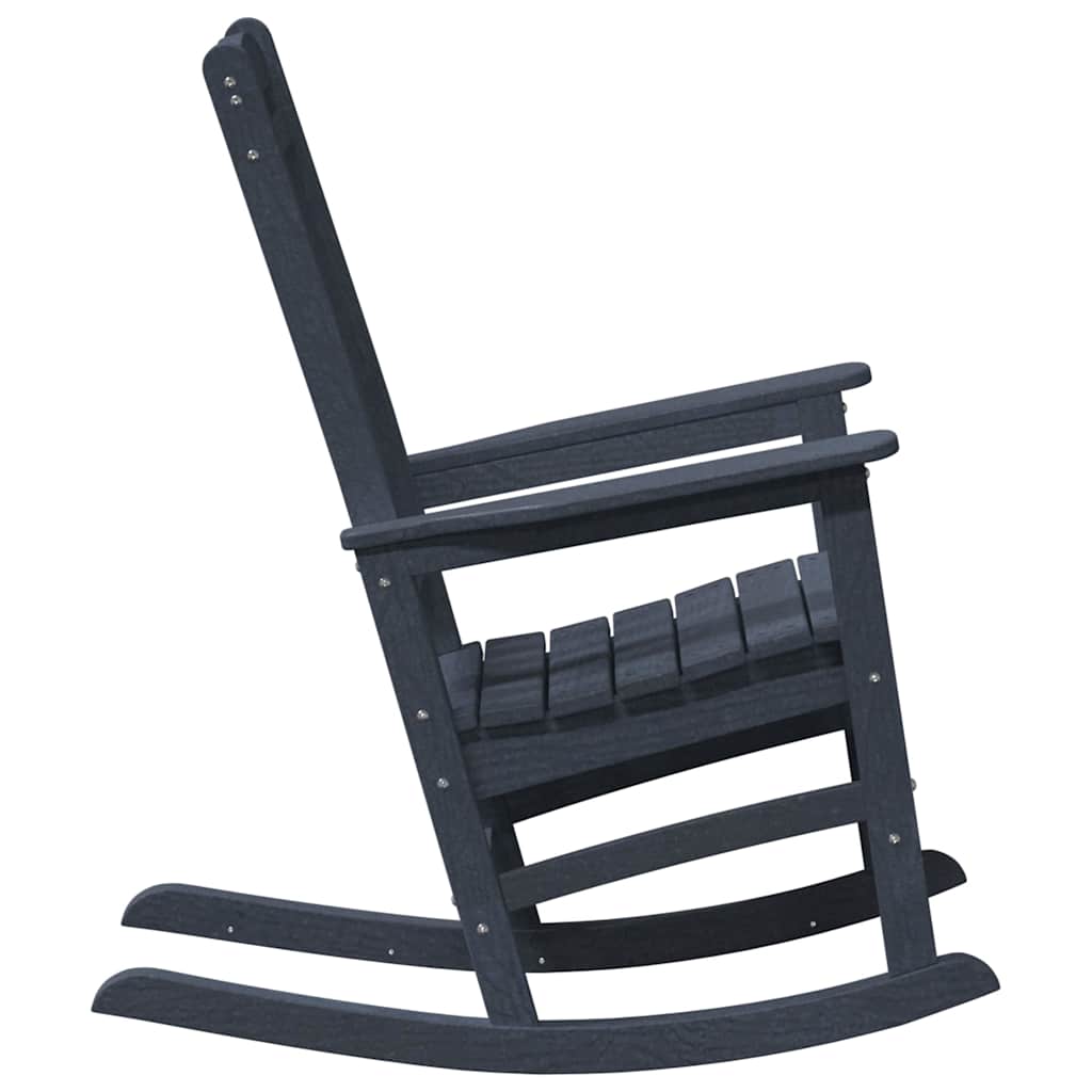 Sedia a dondolo 2 pz Navy Polietilene