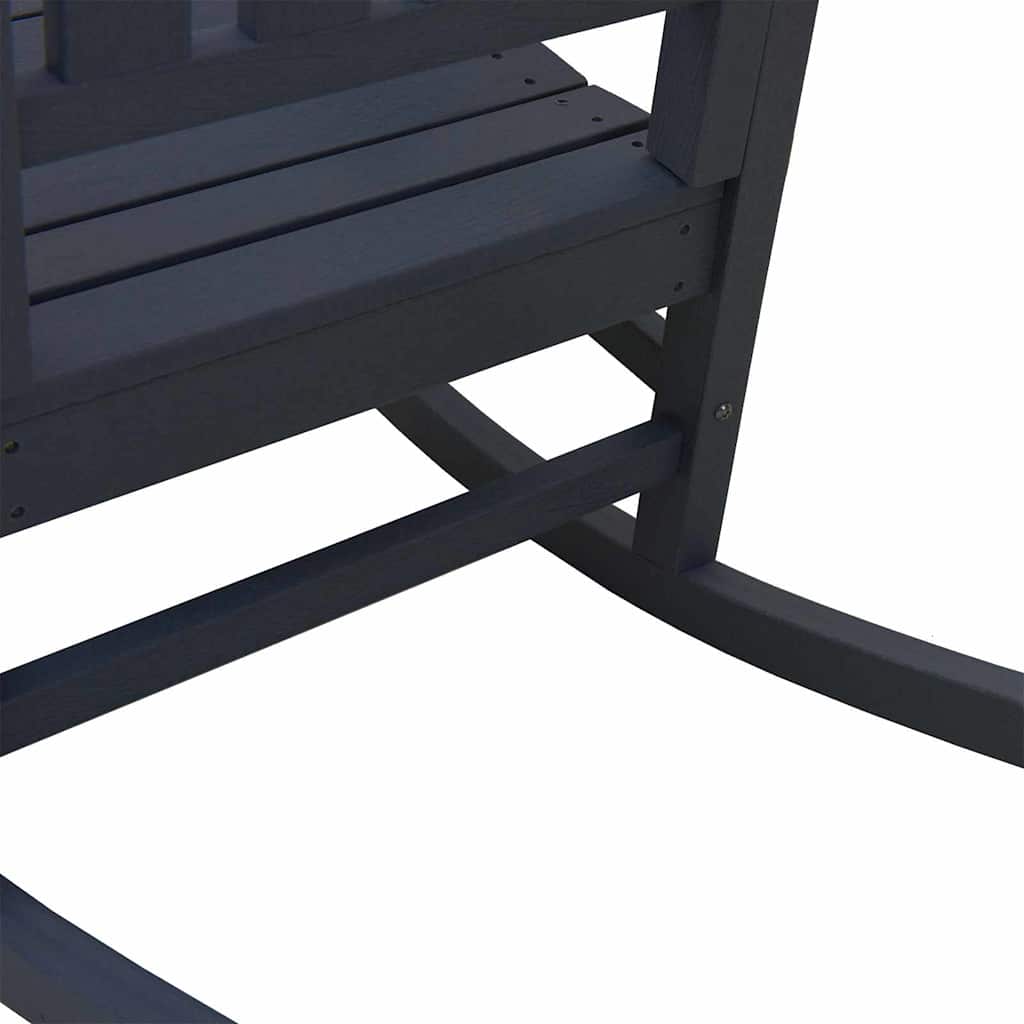 Sedia a dondolo 2 pz Navy Polietilene